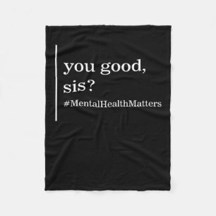Gezondheidsproblemen u goede SIS positieve vrouwen Fleece Deken
