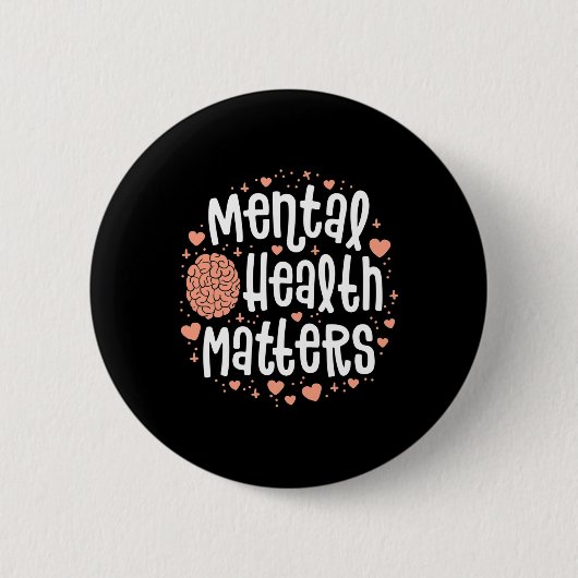 Gezondheidsproblemen Vrouwen beëindigen de stigma  Ronde Button 5,7 Cm (Voorkant)