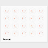 Gezondheidsproblemen Vrouwen beëindigen het stigma Ronde Sticker (Vel)