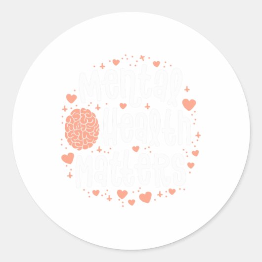 Gezondheidsproblemen Vrouwen beëindigen het stigma Ronde Sticker (Voorkant)