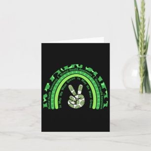 Gezondheidsproblemen We Draag Green Mental Health Kaart