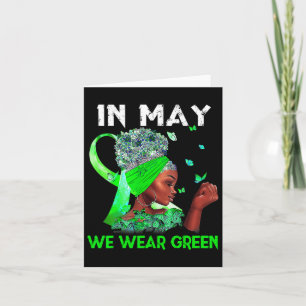 Gezondheidsproblemen We Draag Green Mental Health Kaart