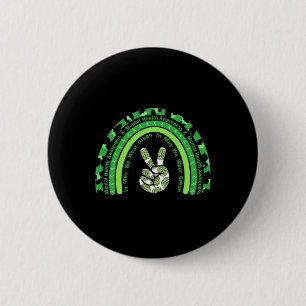 Gezondheidsproblemen We Draag Green Mental Health  Ronde Button 5,7 Cm