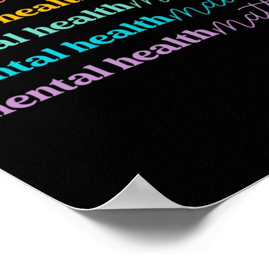 Gezondheidsproblemen zijn vriendelijk zelf zorg me poster (Hoek)