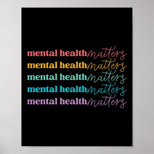 Gezondheidsproblemen zijn vriendelijk zelf zorg me poster (Voorkant)