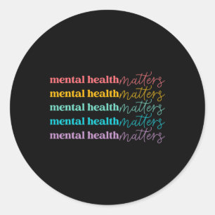 Gezondheidsproblemen zijn vriendelijk zelf zorg me ronde sticker