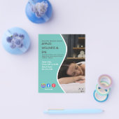 gezondheidsresort poster flyer wellnesscentrum spo (Enkel)