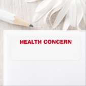 gezondheidsrisico - etiket (Insitu)