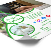 gezondheidsspa poster flyer wellness center fitnes (Hoek)