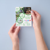 gezondheidsspa poster flyer wellness center fitnes (Hand)
