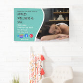 gezondheidsspa poster flyer wellness center fitnes spandoek (Insitu)