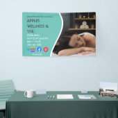 gezondheidsspa poster flyer wellness center fitnes spandoek (Beurs)