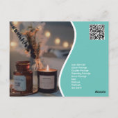 gezondheidsspa poster flyer wellnesscenter fitta briefkaart (Achterkant)