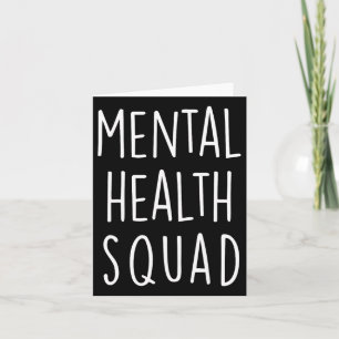 Gezondheidsteam beëindigt het stigma van geestelij kaart