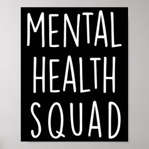 Gezondheidsteam beëindigt het stigma van geestelij poster