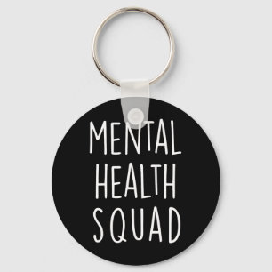 Gezondheidsteam beëindigt het stigma van geestelij sleutelhanger