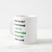 gezondheidstechnicus, geweldige koffiemok (Voorkant links)