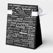 Gezondheidstekst Cadeau of gunstvak Kies uw kleure Bedankdoosjes (Achterkant)