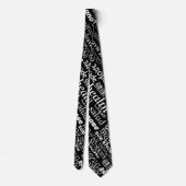 Gezondheidstekst Stropdas Meertaligheid - Uw kleur (Achterkant)