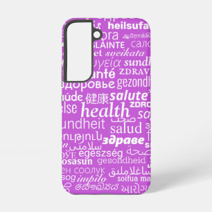 Gezondheidstekst Tekst Aangepaste Kleur Persoonlij Samsung Galaxy Hoesje
