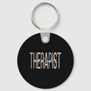 Gezondheidstherapeut Boho Mental Health Therapy Sleutelhanger