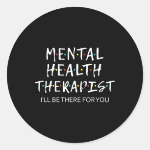 Gezondheidstherapeut Ik zal er voor je adviseur zi Ronde Sticker