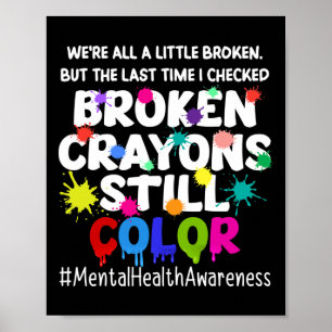 Gezondheidstherapie Depressiebewustzijn Mannen Poster