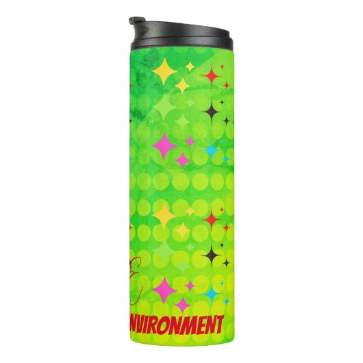 Gezondheidsveiligheid Milieu Minimalistisch ontwer Thermosbeker (Geroteerd rechts)