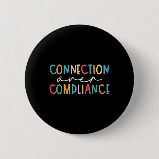 Gezondheidsverbinding over naleving Autisme Bewust Ronde Button 5,7 Cm (Voorkant)