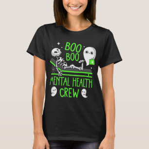 Gezondheidsverpleegster Psych Boo Boo Crew Verpleg T-shirt