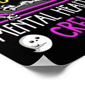 Gezondheidsverpleegster Psych Boo Crew Verpleegste Poster (Hoek)