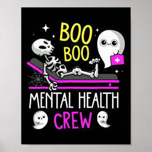 Gezondheidsverpleegster Psych Boo Crew Verpleegste Poster