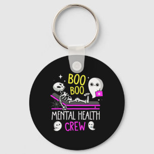 Gezondheidsverpleegster Psych Boo Crew Verpleegste Sleutelhanger