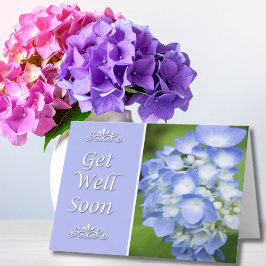 Gezondheidswensen met Blauwe Hortensia Kaart