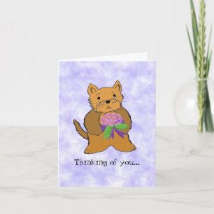 Gezondheidswenskaart voor een schattige kat kaart