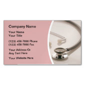 Gezondheidswerker voor vrouwen magnetisch visitekaartje (Voorkant)