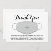 Gezondheidswerkers Hartelijk dank Bedankkaart (Voorkant / Achterkant)