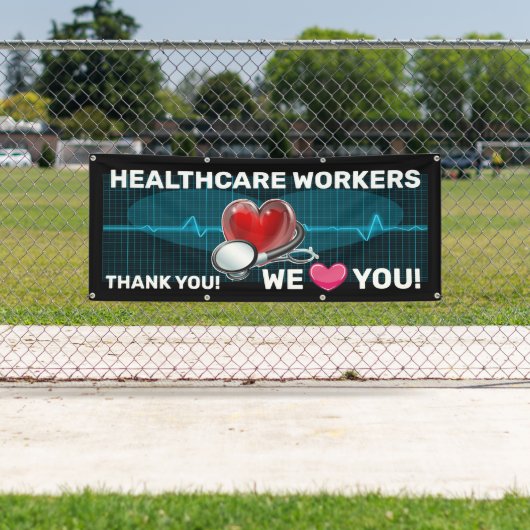 Gezondheidswerkers Spandoek (Insitu)