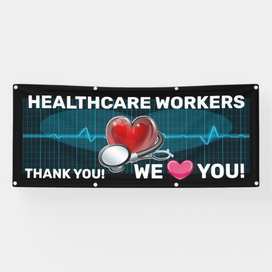 Gezondheidswerkers Spandoek (Horizontaal)