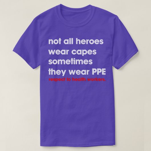 Gezondheidswerkers T-shirt (Design voorkant)