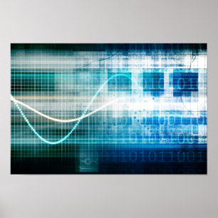 Gezondheidswetenschap als concept voor medische in poster