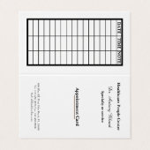 Gezondheidszorg Aanstellingskaarten voor patiënten Visitekaartje (Buitenkant ongevouwen)