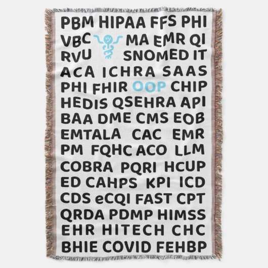 Gezondheidszorg Acroniem Gooi Deken (Voorkant Verticaal)