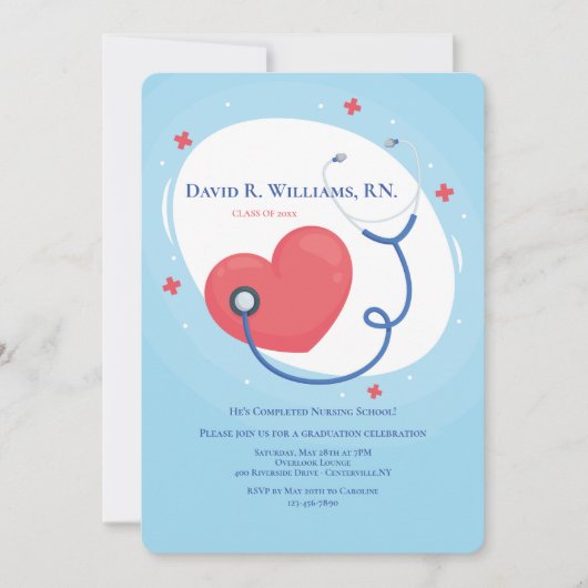 Gezondheidszorg Afstuderen Afstuderen Kaart (Voorkant)