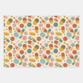 Gezondheidszorg & Apotheek Boho Earth Tone Capsule Inpakpapier Vel (Voorkant 2)