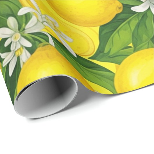 Gezondheidszorg & Apotheek Citroengele Capsule Cadeaupapier (Rol Hoek)