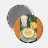  gezondheidszorg, dranken, gezonde ontbijten magneet (Voorkant / Achterkant)
