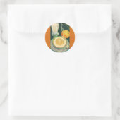  gezondheidszorg, dranken, gezonde ontbijten ronde sticker (Tas)