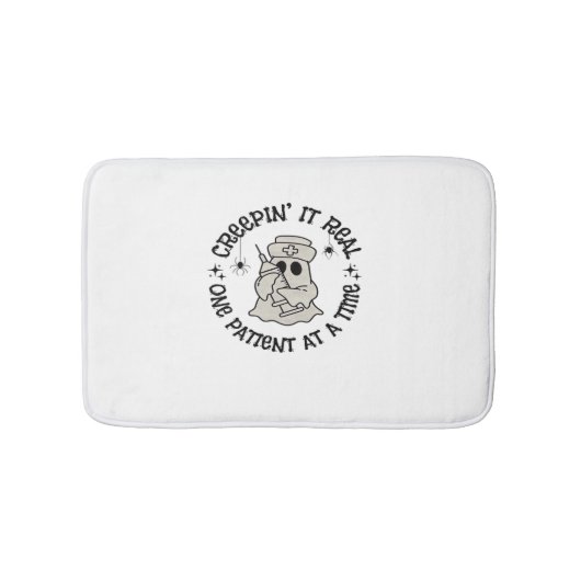 Gezondheidszorg Halloween, Creeping It Real One Pa Badmat (Voorkant)