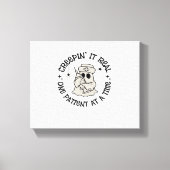 Gezondheidszorg Halloween, Creeping It Real One Pa Canvas Afdruk (Voorkant)